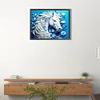 5D DIY Full Square Drill Partial AB Drill Diamond Painting Horse Kit 45x35cm