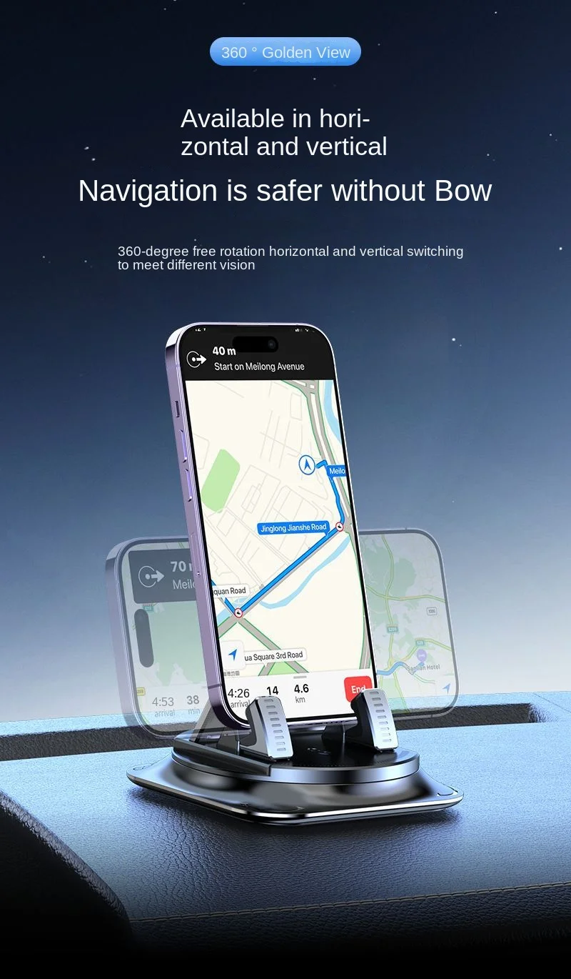 Car dashboard mobile phone holder