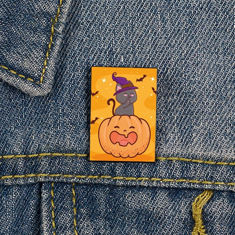 Funny Pin Letter Alloy Printing Unisex Brooches