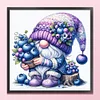 Blueberry Gnome-11CT Stamped Cross Stitch 45*45cm