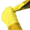1 Pair Long Thorn Proof Rose Pruning Gloves Leather Garden Gloves for Women Men