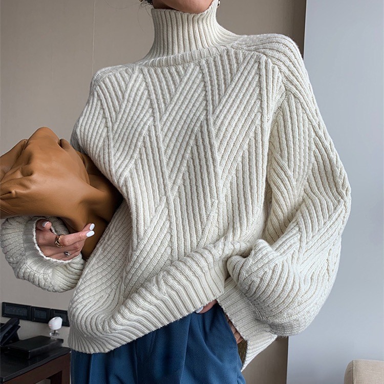 Rotimia Lazy Style Turtleneck Sweater