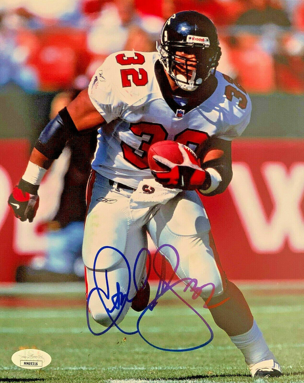 Jamal Anderson Signed 8x10 Photo Poster painting Autographed - Atlanta Falcons JSA COA