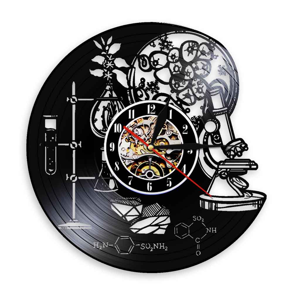 

Science Chemistry - Vinyl Record Wall Clock - Without LED, 501 Original