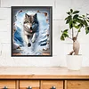 Wolf-11CT Stamped Cross Stitch 40*50cm/15.75*19.69in