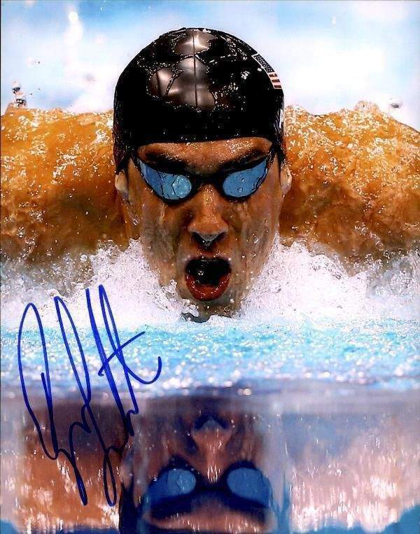 Ryan Lochte authentic signed swimming 8x10 Photo Poster painting W/Cert Autographed A0008