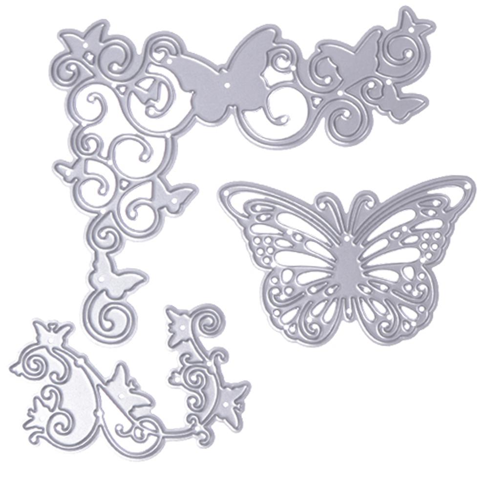 

3pcs Butterfly - Paper Craft Cutting Dies, 501 Original