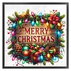 Christmas Wooden Sign-11CT Stamped Cross Stitch 50*50cm/19.69*19.69in tapestrymarket