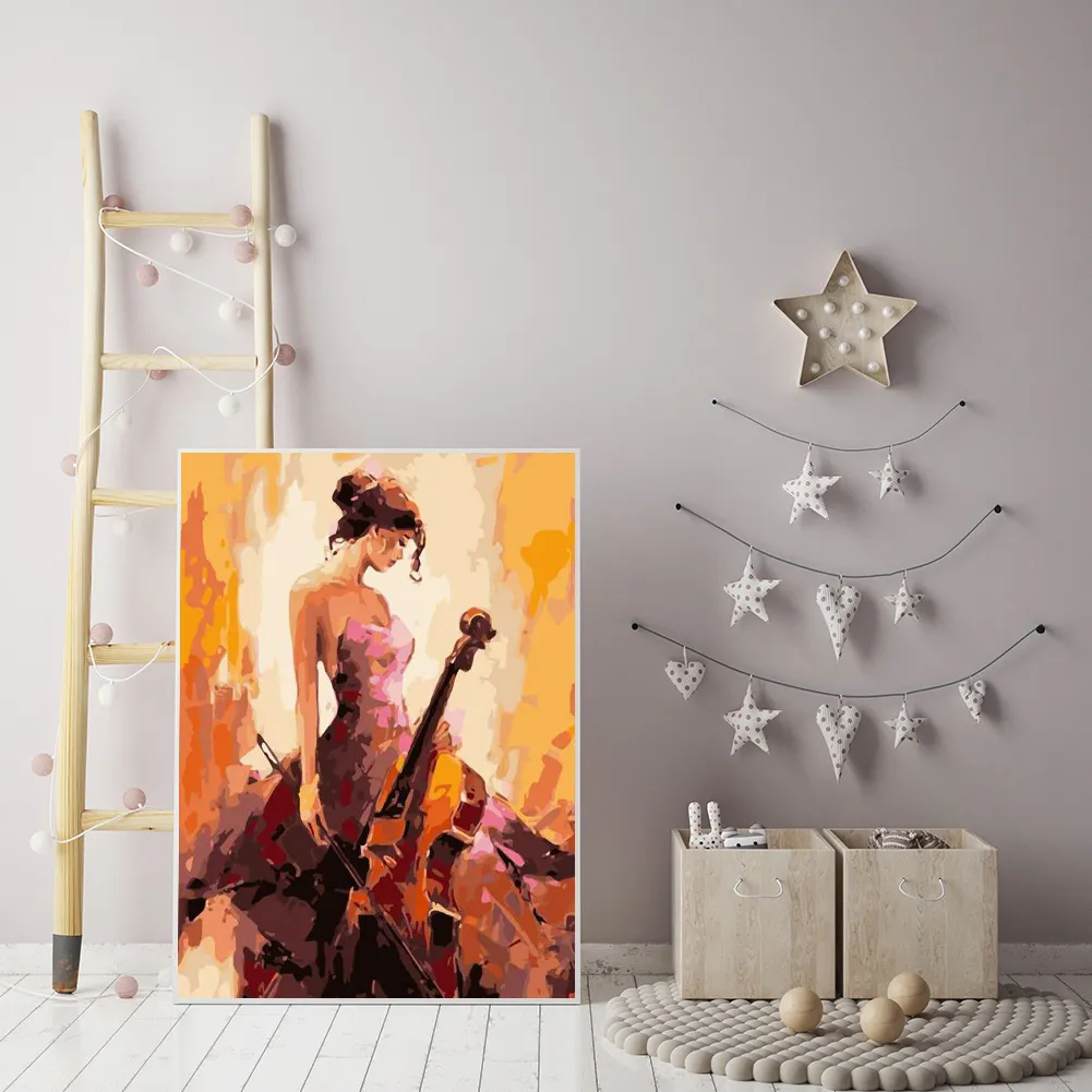 DIY Paint By Number 40*50cm - Violin Girl