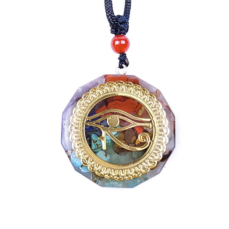 chakra healing orgone necklace
