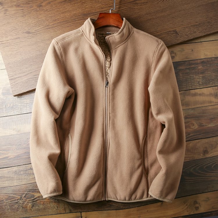 Men's thickened warm casual top coat cotton coat autumn and winter jacket