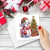 (US Only)6PCS DIY Diamond Art Greeting Cards Christmas Congratulations Cards & Gifts