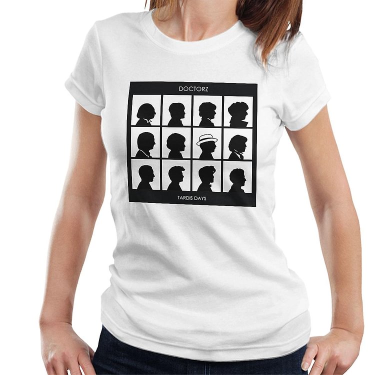 Doctor Who Tardis Days Gorillaz Women's T-Shirt