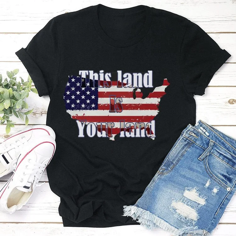 Independence Day graphic   T-shirt Tee - 01909-Annaletters