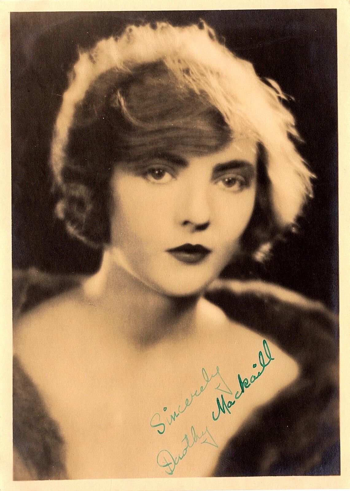 DOROTHY MACKAILL AUTOGRAPHED HAND SIGNED VINTAGE 5x7 Photo Poster painting 1920's Silent Films