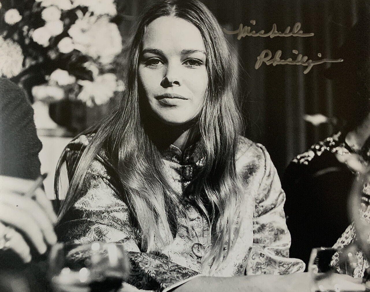 MICHELLE PHILLIPS HAND SIGNED 8x10 Photo Poster painting MAMAS AND THE PAPAS AUTOGRAPH RARE COA