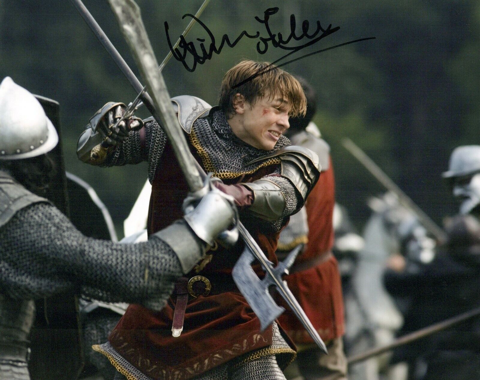 William Moseley The Chronicles Of Narnia autographed Photo Poster painting signed 8x10 #3 Peter