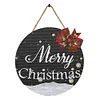 DIY Merry Christmas Welcoming Words Diamond Painting Pendant