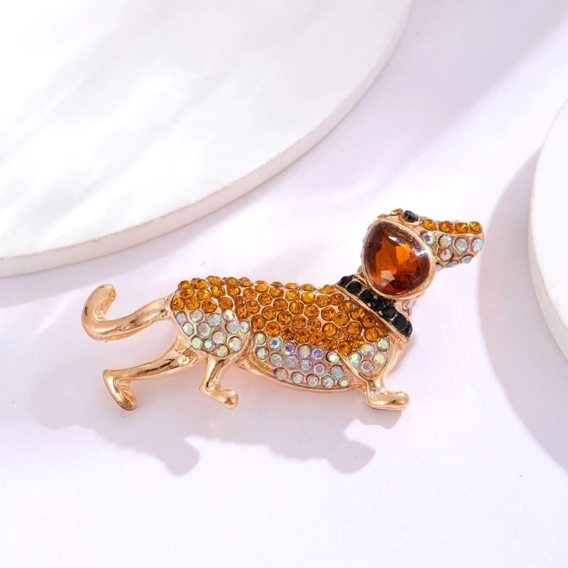 Minimalist Animal Alloy Inlay Rhinestones Women’s Brooches