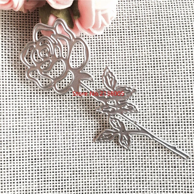 Rose Flower Die Cuts Metal Die Cutting Dies In Scrapbooking Embossing Folder suit for big shot cutting machine