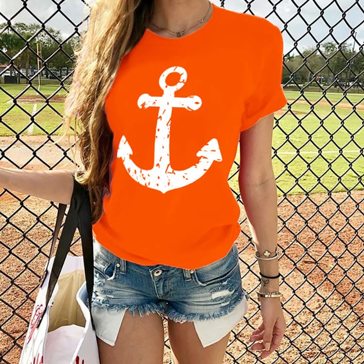 Anchor print T-shirt