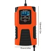 6V 12V 2A Smart Battery Charger LCD Display for Lead-Acid GEL AGM (US)