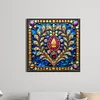 Diamond Painting -DIY Full Round Drill Stained Glass Flower(40*40 CM)