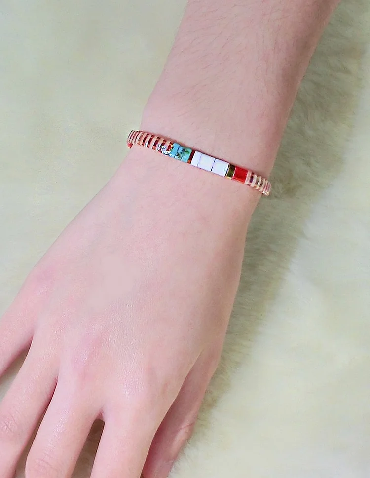 BTS X Taehyung Love Yourself World Tour Beads Bracelet