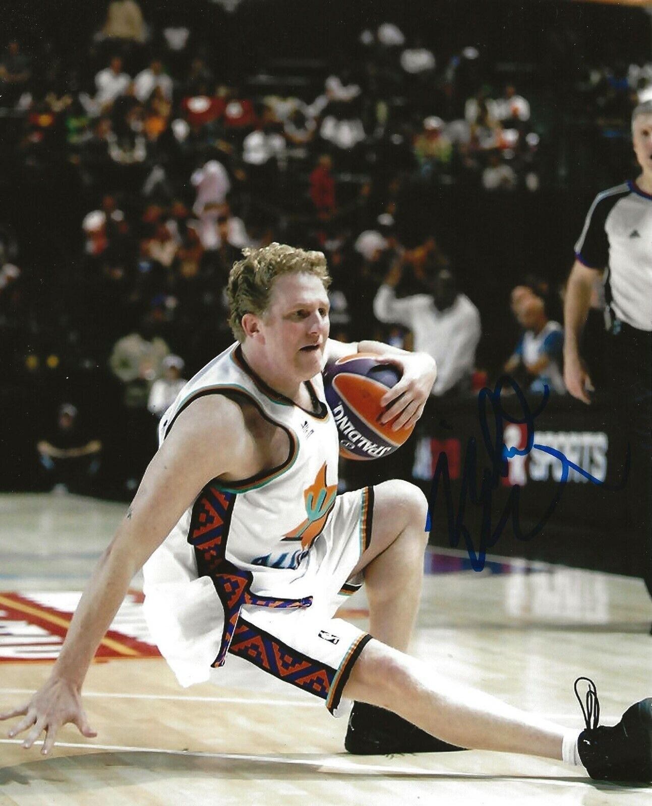 Michael Rapaport Boston Public signed Basketball 8x10 Photo Poster painting autographed Atypical