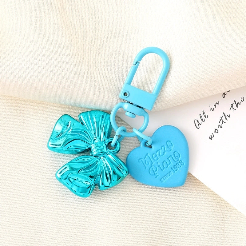 Cute Sweet Bow Knot Arylic Bag Pendant Keychain