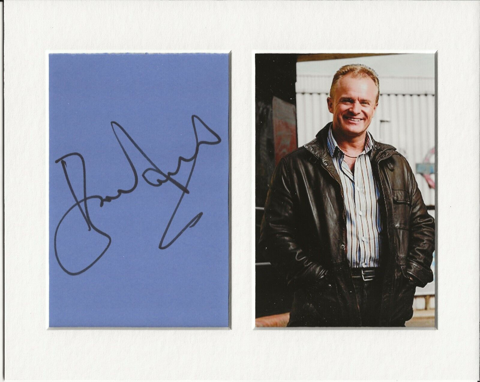 Bobby Davro eastenders genuine authentic autograph signature and Photo Poster painting AFTAL COA