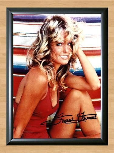 Farrah Fawcett Charlie's Angels Signed Autographed Photo Poster painting Poster Print Memorabilia A3 Size 11.7x16.5