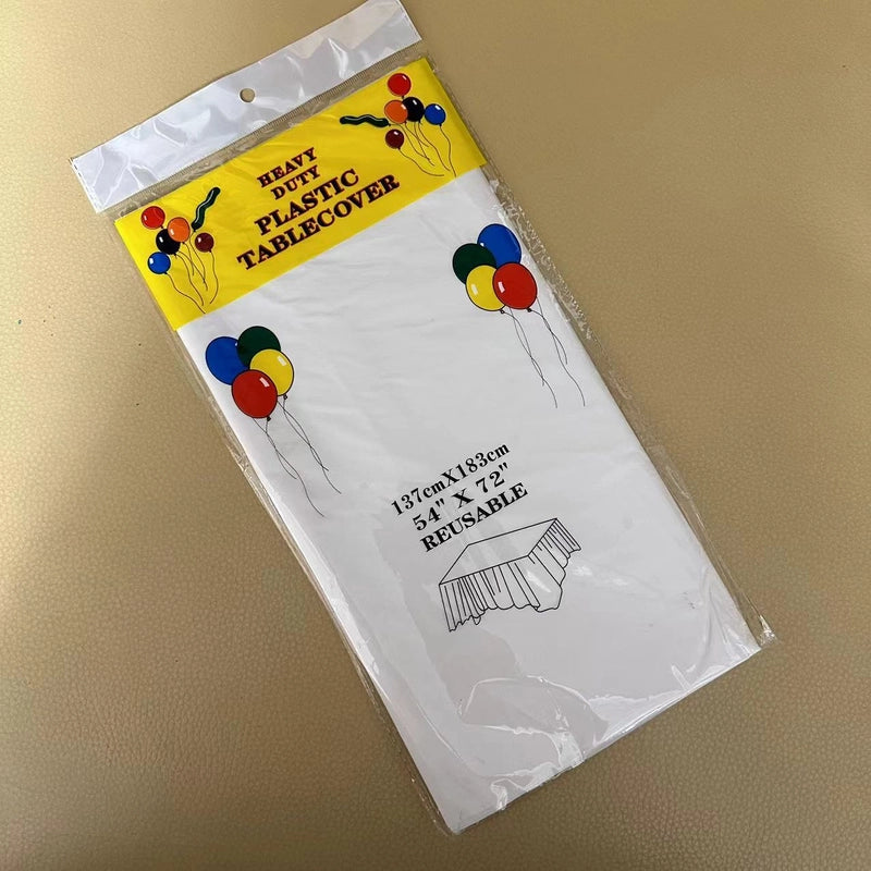 Modern Style Solid Color Cloth Party Street Tablecloth