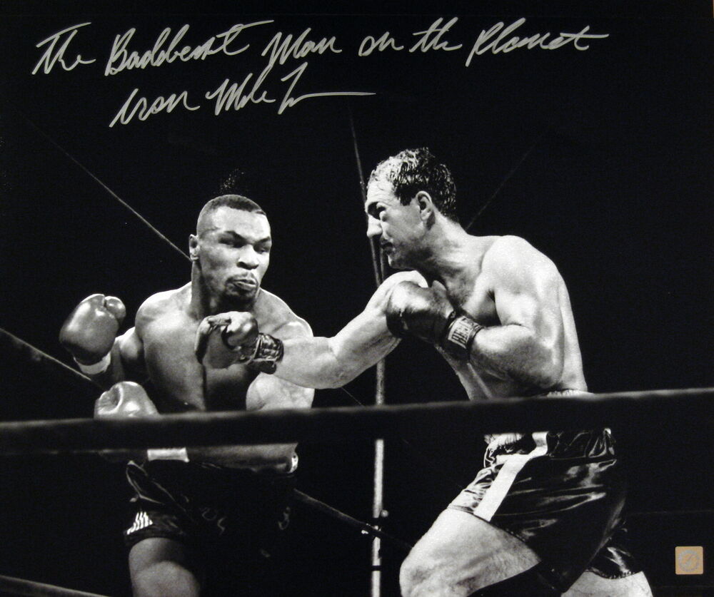 Iron Mike Tyson Autographed Signed 16x20 Photo Poster painting vs Rocky Marciano ASI Proof