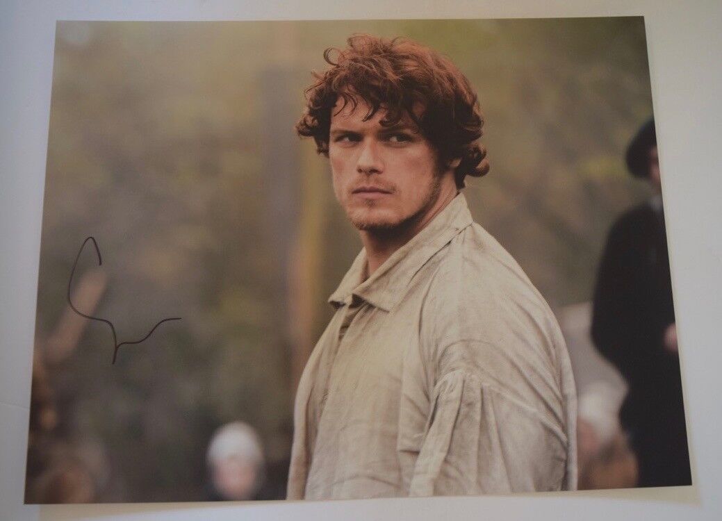 Sam Heughan Signed Autographed 11x14 Photo Poster painting OUTLANDER COA VD