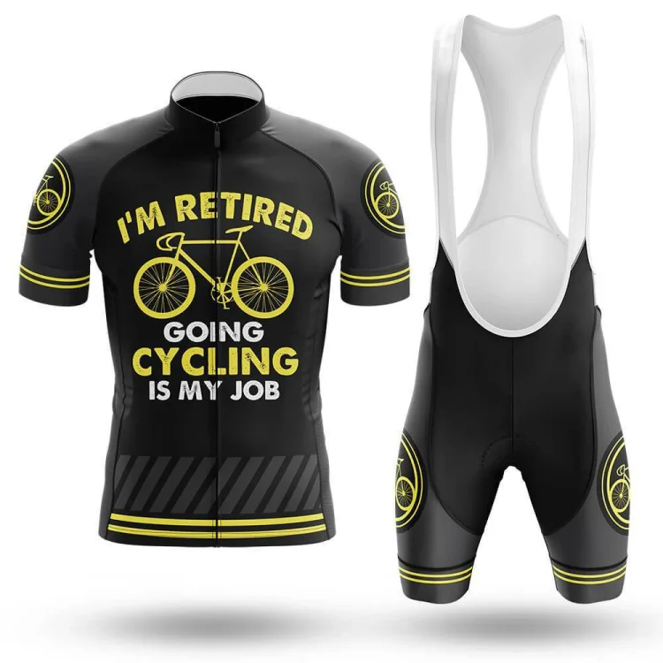I'm Retired Men's Short Sleeve Cycling Kit
