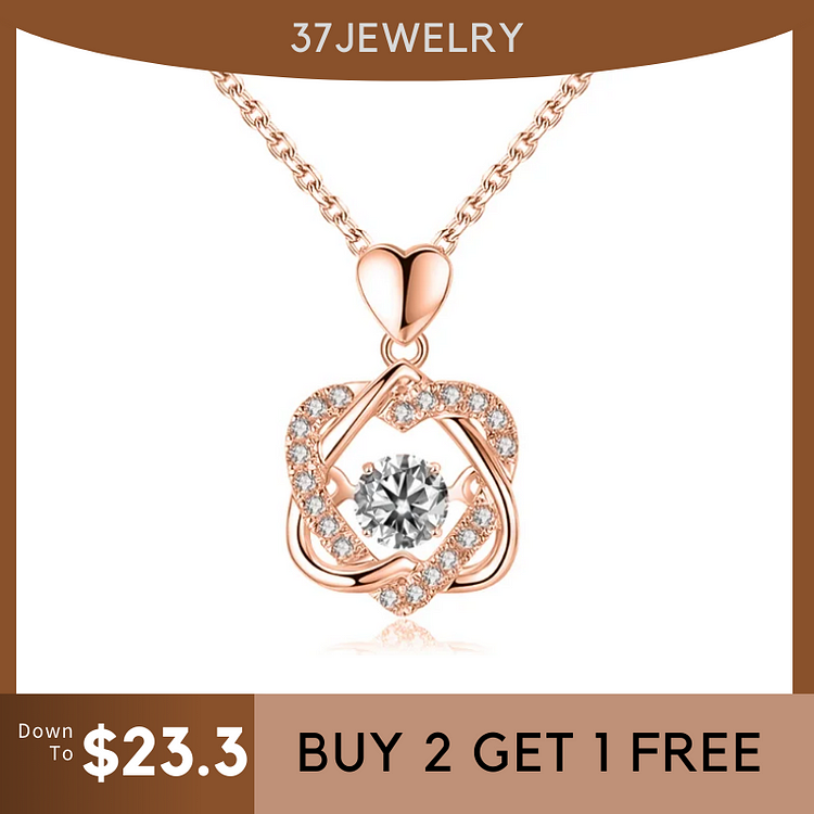 For Daughter-in-law - S925 You are Also My Daughter-in-heart Love Knot Necklace