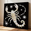 Scorpion DIY Pearl Art Diamond Painting Kit for Adult Home Decor 25x25cm With Frame
