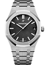 Silver 904L Steel Black Dial - Automatic Watch - 41mm