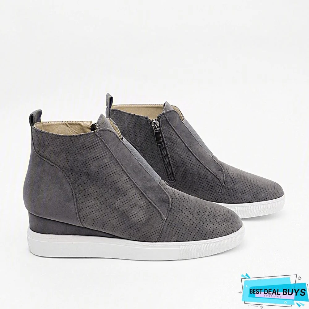 All Season Faux Leather Daily Boots