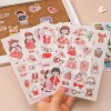 20 BAGS Lovely Cartoon Boy Girl Stickers for Kids Children Scratchbook Diary DIY Decoration