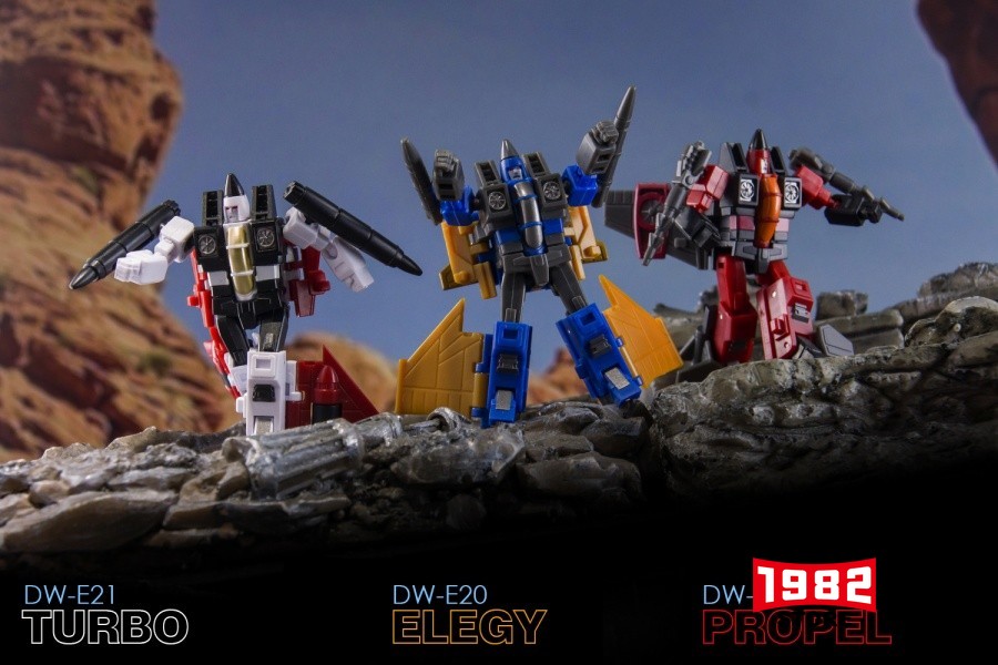 Dr.Wu DW-E21 DW-E20 DW-E19 TURBO ELEGY PROPEL Mini Transformers Toys Action Figure