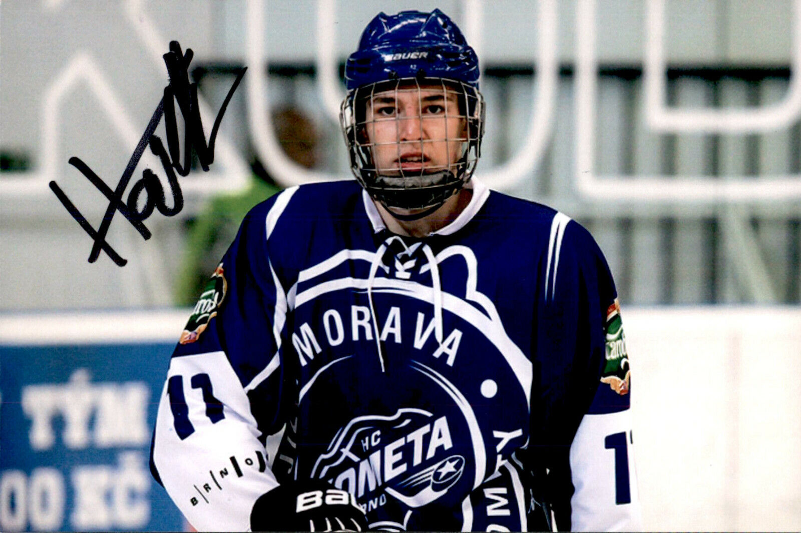 Libor Hajek SIGNED 4x6 Photo Poster painting SASKATOON BLADES / NEW YORK RANGERS