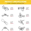🔥D&eacute;senchev&ecirc;trement Iron Link Unlock Interlock Game