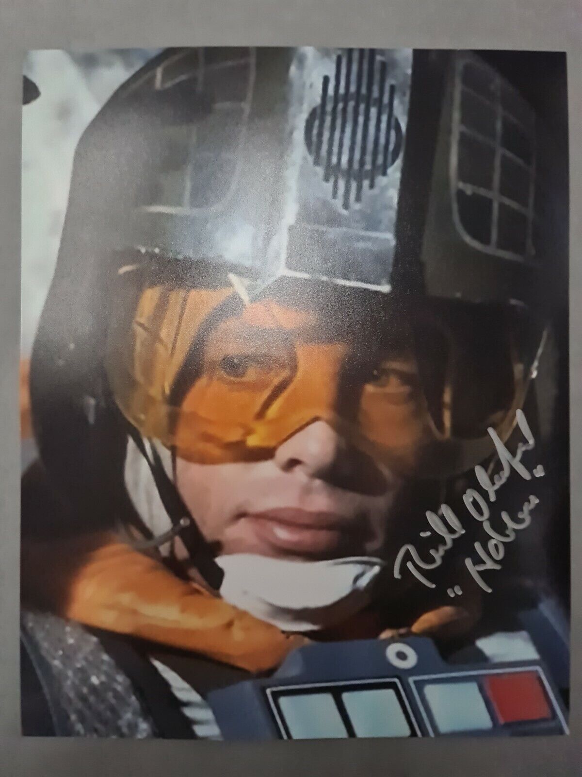 Star Wars B-Wing pilot Richard Oldfield signed 8x10 Photo Poster painting