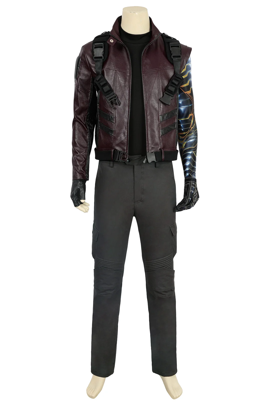 Winter Soldier Cosplay Costumes The Falcon and the Winter Soldier Bucky Barnes Suit