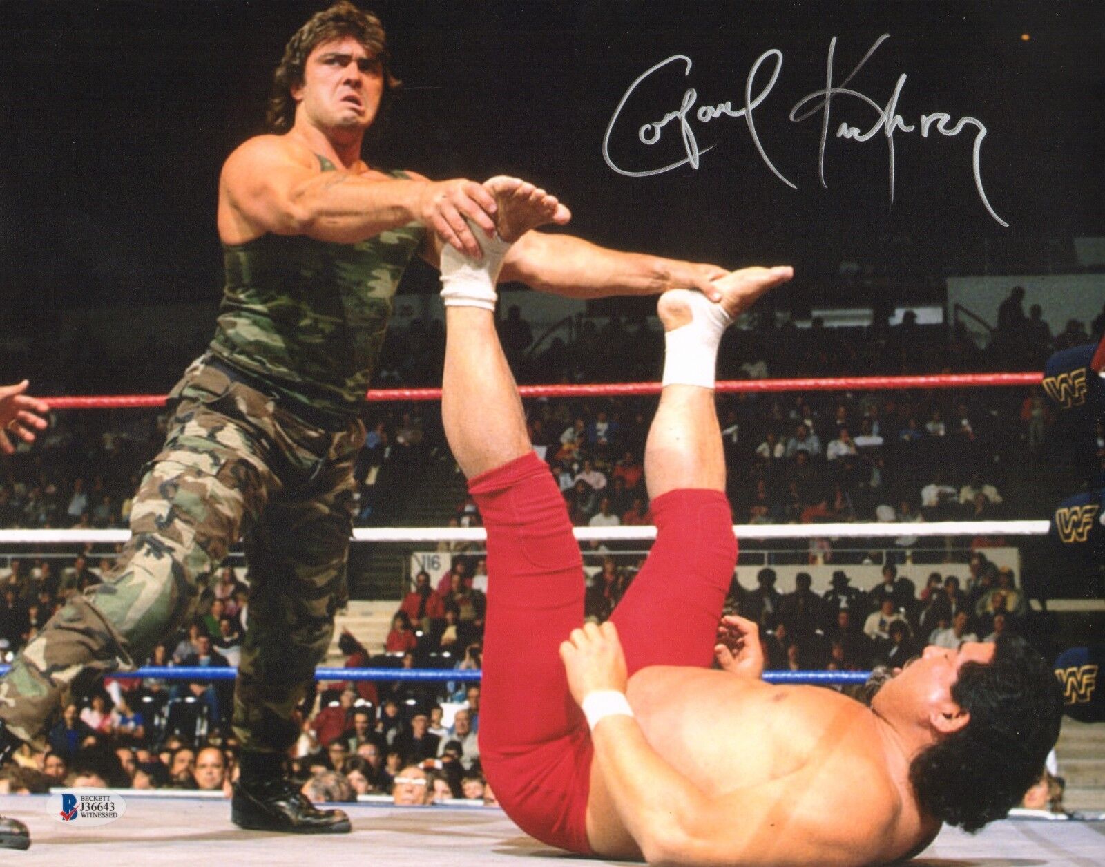 Corporal Kirchner Signed 11x14 Photo Poster painting BAS Beckett COA WWE Picture Autograph FMW 2