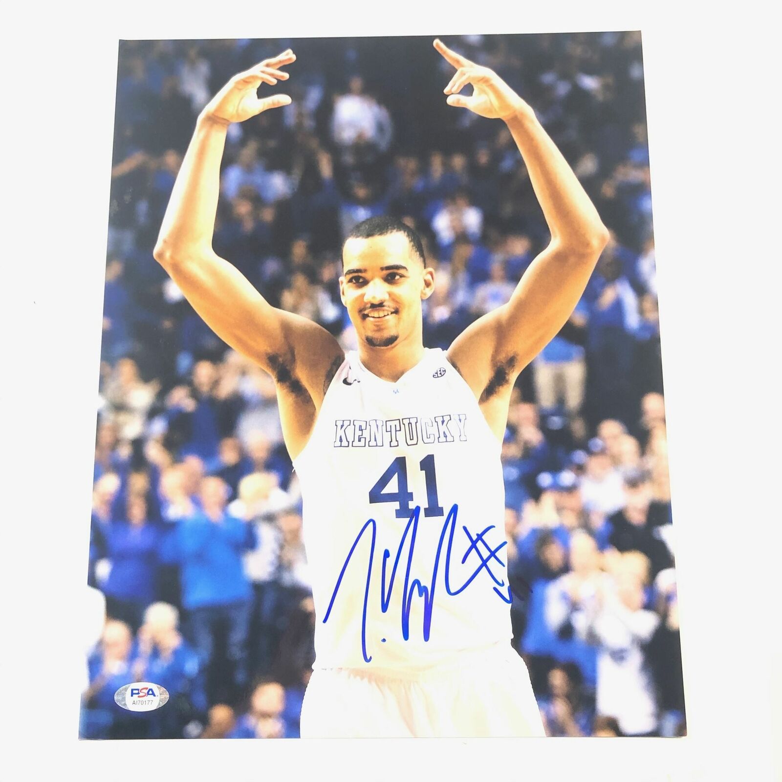 Trey Lyles signed 11x14 Photo Poster painting PSA/DNA Kentucky Wildcats Autographed