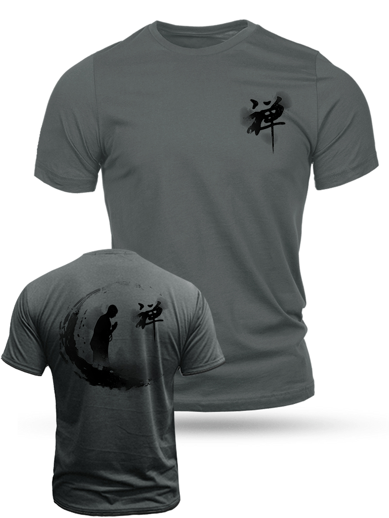 Men's Zen Monk Art Print T-shirt