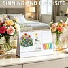 Flowers DIY 12-Month Diamond Art Desk Calendar Creative Design